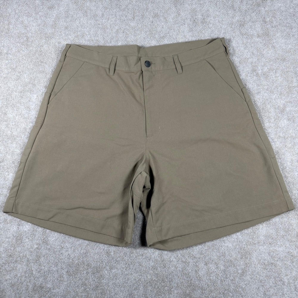 Vtg Patagonia Y2K Mens Stand Up Shorts Size 38 Tan Brown Nylon Canvas Outdoor
